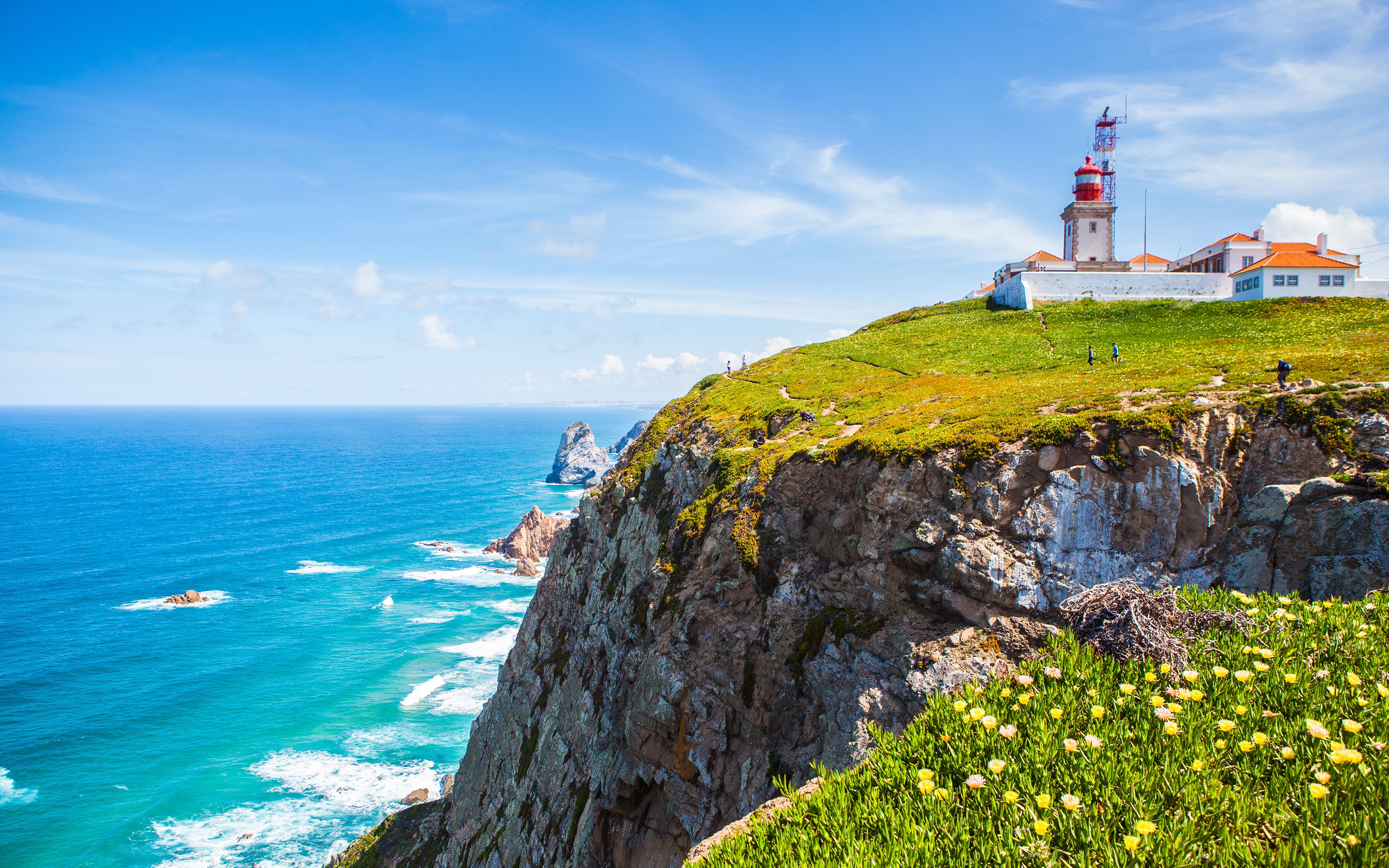Faro y acantilados de Cabo da Roca