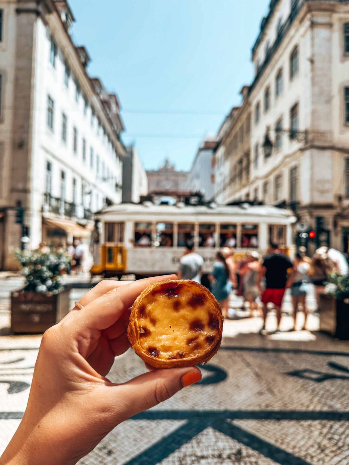 Pastel de nata en Lisboa